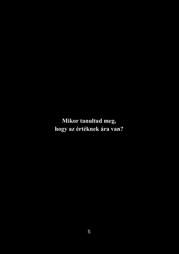 Te vagy az első számla